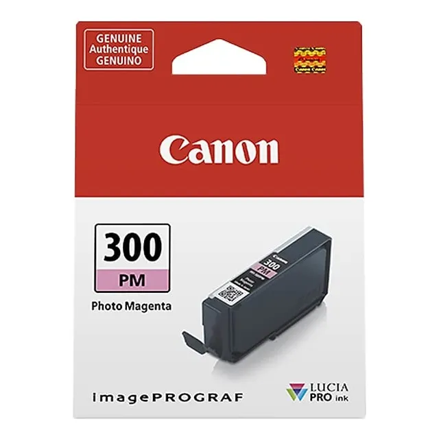 Tinta Canon Pfi-300 Lucia Pro Photo Magenta Para Imageprogra