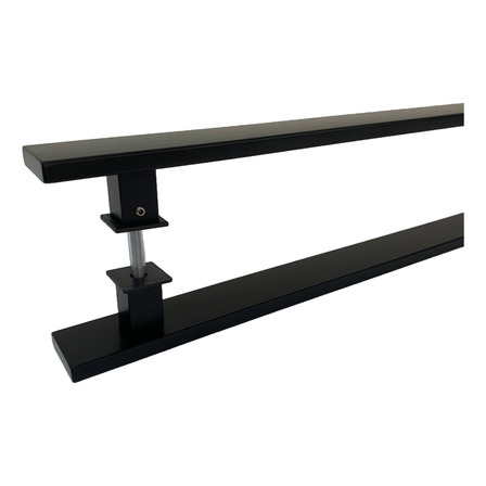 Puxador Porta Madeira Pivotante Flat 80cm Aço Inox Preto Decorplace Puxador Porta Madeira Pivotante Flat 80cm Aço Inox Preto Decorplace