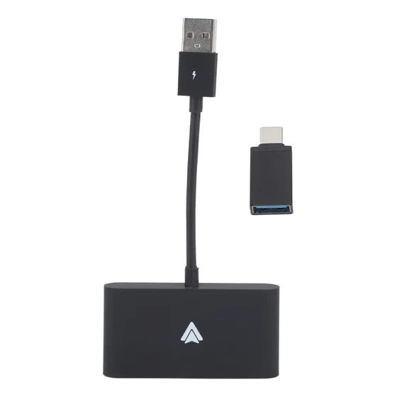 Adaptador De Automóvil Inalámbrico Compacto Usb Portátil