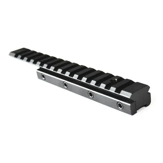 Adaptador Elevador Trilho 11mm Para 22mm 15,5cm Comprimento