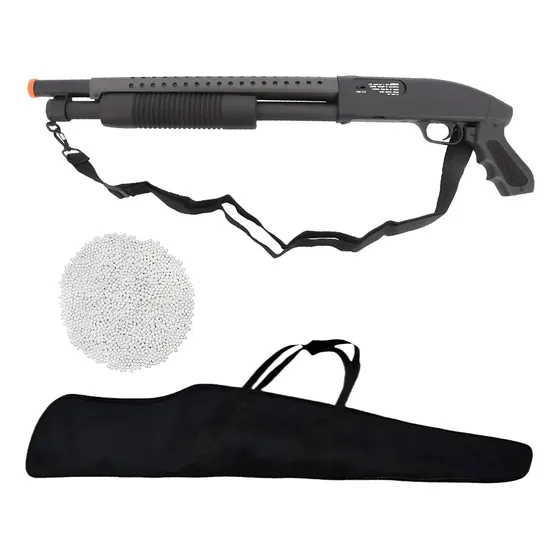Rifle Shotgun Airsoft M58b Spring Double Eagle+ Capa+esferas