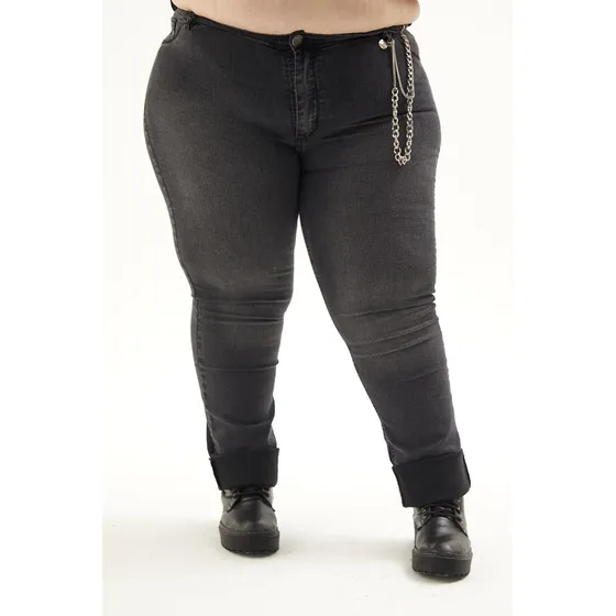 Jean Mujer Elastizado Black. Talles 58/64. Discontinuo