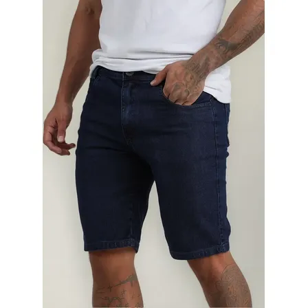 Bermuda Jeans Masculina Skinny Super Lycra Linha Premium