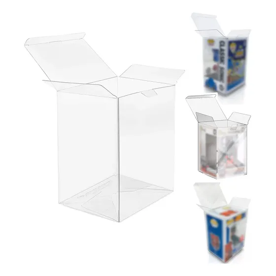 10 Protector Para Funko Pop Semirigido Cifra Caja Embalaje