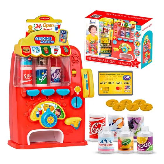 Vendinha Legal Brinquedo Com Luz E Som Mercadinho Infantil