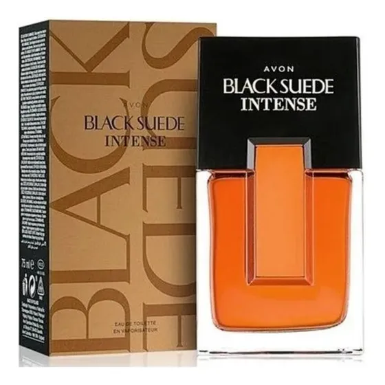 Avon Black Suede Intense Eau De Toilette Para Hombre 100 Ml