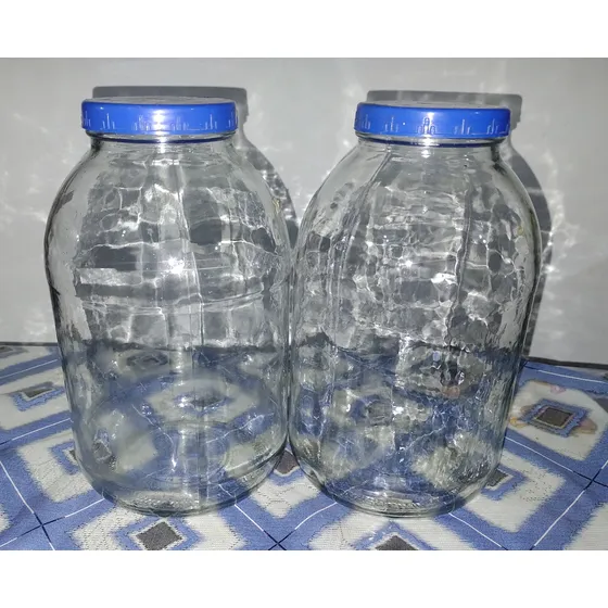 Frascos De Vidrio Capacidad 4 Litros Usados