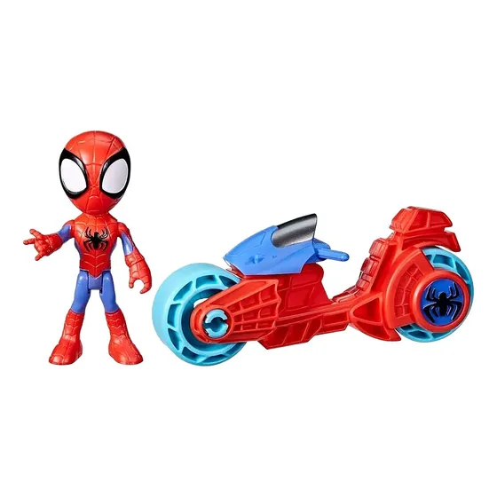 Juguete Marvel Hasbro Moto Con Spiderman Spidey And Friends