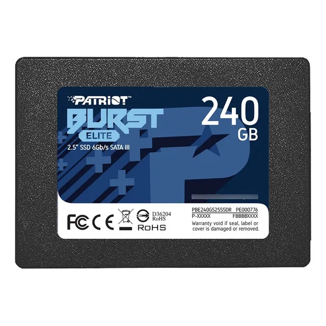 Ssd Patriot Burst Elite 240gb Sata Iii 2.5  Pbe240gs25ssdr
