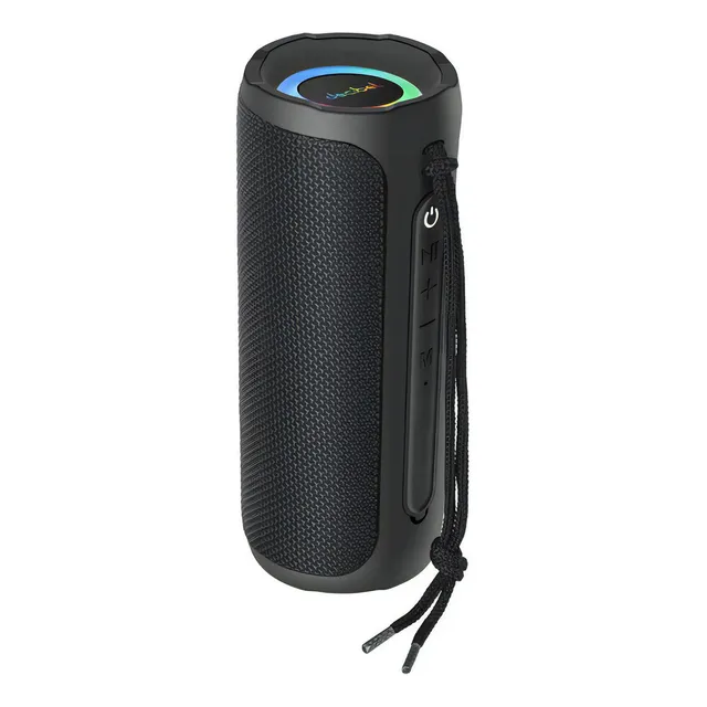 Parlante Bt Decibel Roller 20w Ipx5 Fm Microsd Usb 8 H Negro