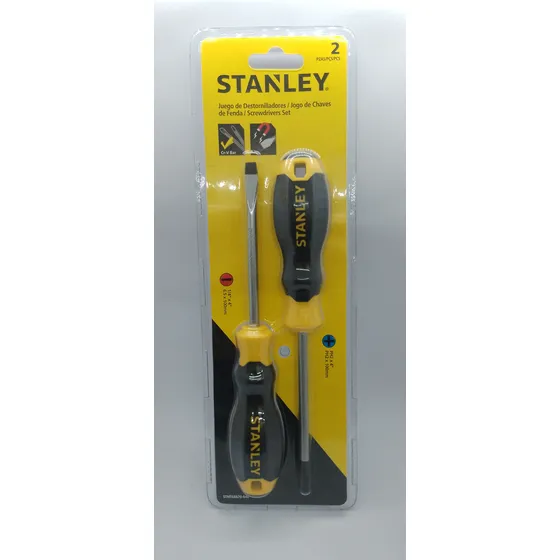 Juego De Destornilladores 2 Piezas Pala-estria Marca Stanley