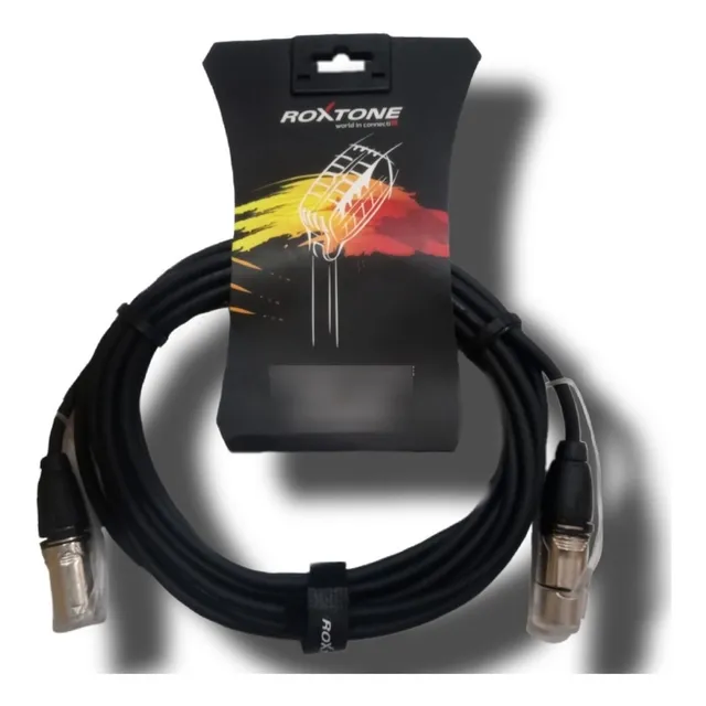 Cable Xlr Microfono Canon 5 Mts 3 Pin Macho A Hembra