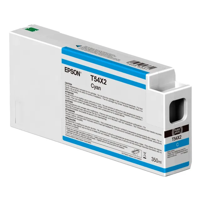 Cartucho De Tinta Epson C13t54x200 Cyan 350 Ml