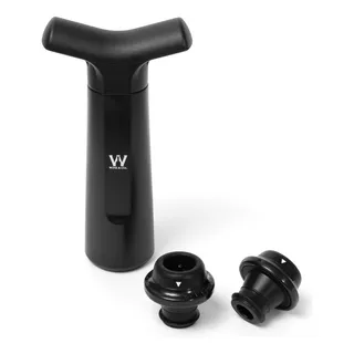 Kit Bomba A VĂĄcuo Para Garrafa De Vinho + 2 Rolhas Com Data Kit Bomba A VĂĄcuo Para Garrafa De Vinho + 2 Rolhas Com Data