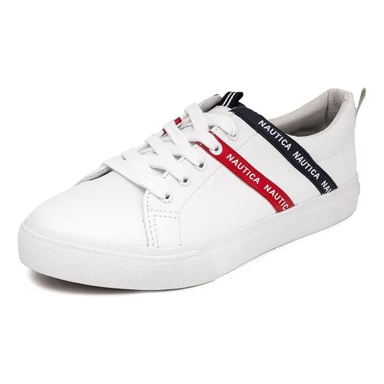 Nautica Tenis Casuales De Tenis Con Cordones Para Mujer