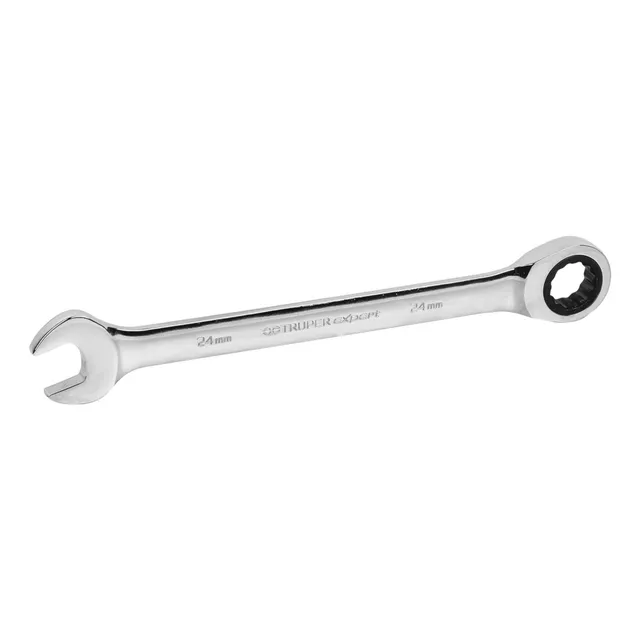 Llave Mixta Con Ratchet 24mm X 325 Mm Largo Truper 13625