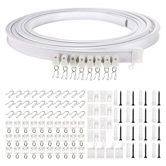 Juego De Rieles Para Cortinas De Techo Para El Hogar, 5 M, M