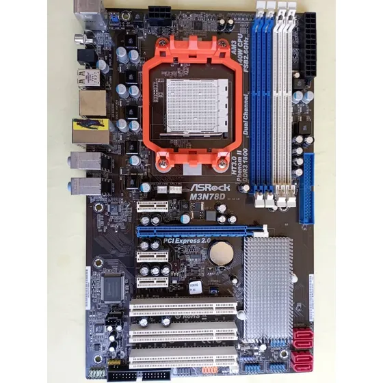 Tarjeta Madre Asrock M3n78d Socket Am3+/  Ddr3.