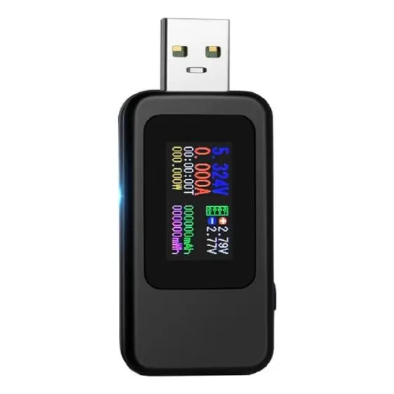 Tester Usb Voltimetro Amperimetro 30v 5a Analizador Kws-mx18