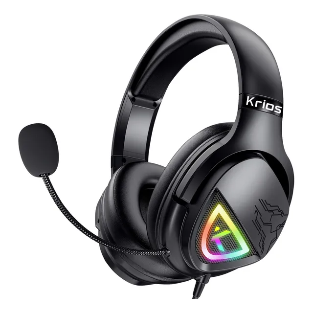 Audífonos Gamer KRIOS K11 Headset Gamer con Microfono Led Rgb para Xbox Ps4 Pc