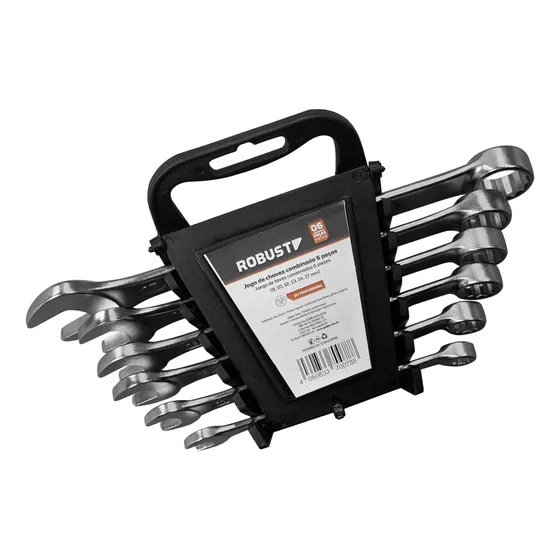 Kit Chaves Combinadas Gedore Robust 6 Peças Aço Cromado