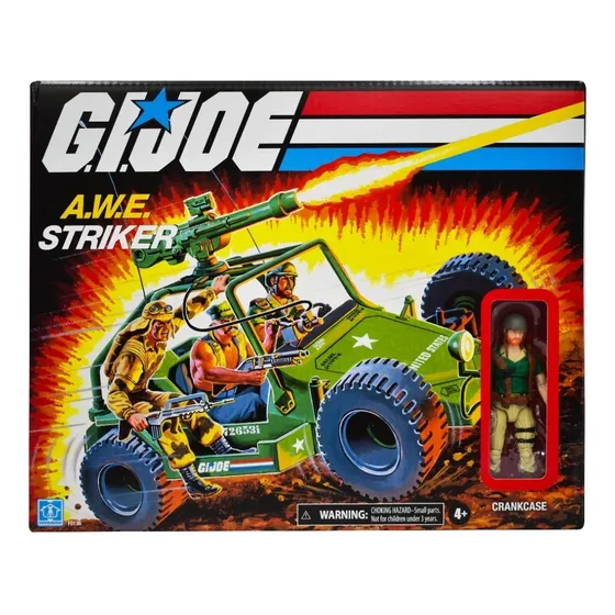 Gi Joe A.w.e Striker Figura Crankcase 9cm Hasbro