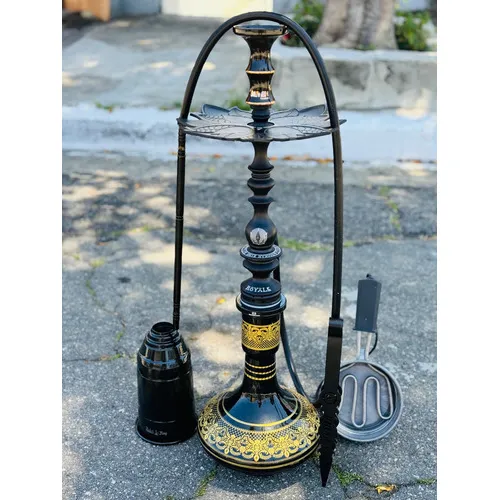 Narguile Hookah King Royale 8384848 Cor Preto