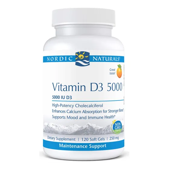 Suplemento Nordic Naturals Pro Vitamina D3 5000 120 Cápsulas