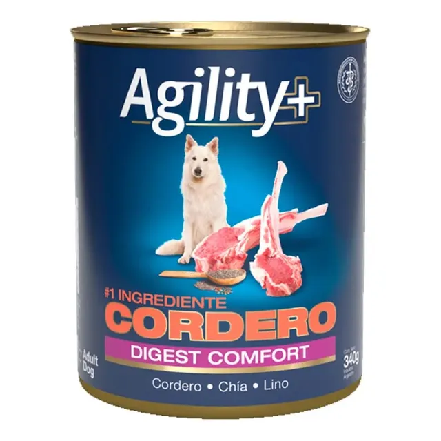 Agility+ Digest Comfort Cordero Perro Adulto Lata X340grs.
