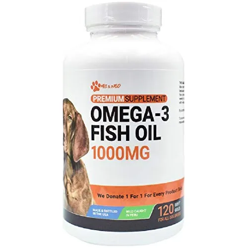 Max Y Neo Omega 3 Aceite De Pescado Para Perros Kzhxx