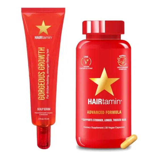 Hairtamin Paquete Avanzado De Suero Para Cabello Y