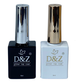 Top Coat Com Glitter Dourado Ou Prata D&z Finalizador 8ml Top Coat Com Glitter Dourado Ou Prata D&z Finalizador 8ml