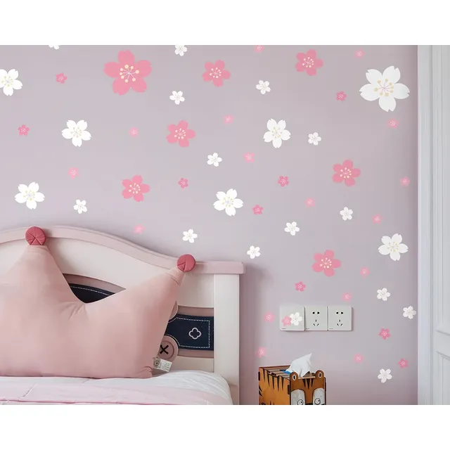 Pack Vinilos Stickers De Sakura Para Pared