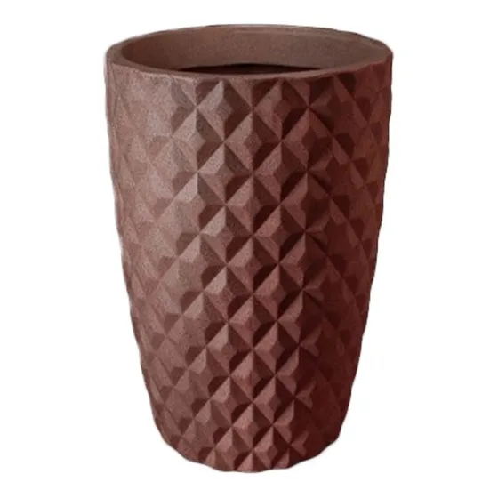 Forma Fazer Vaso Cimento Diamante 3d - M04 Fibratech