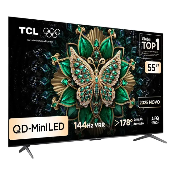 Smart Tv Tcl 55 Qled 4k C6k Hdr Wifi Bluetooth