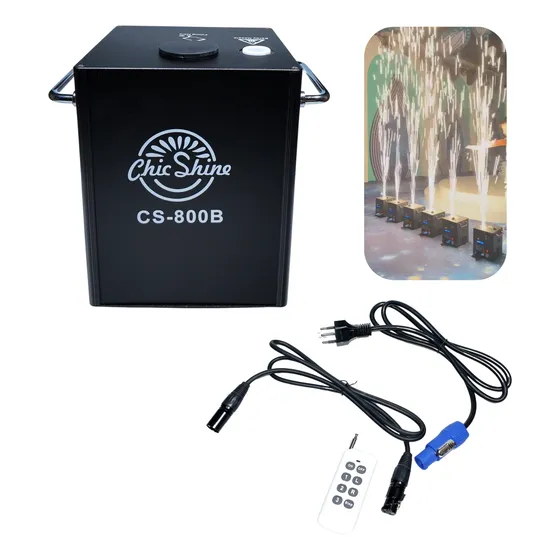 Maquina De Faísca Fria Dmx Efeito Para Palco 800w Top