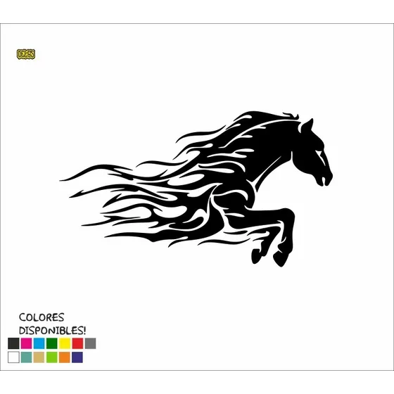Calcomanias De Caballos Para Camioneta Carro Toyota Vinil 