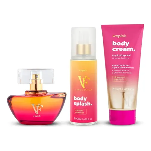 Kit Vf Golden Wepink Perfume + Body Splash + Body Cream | MercadoLivre
