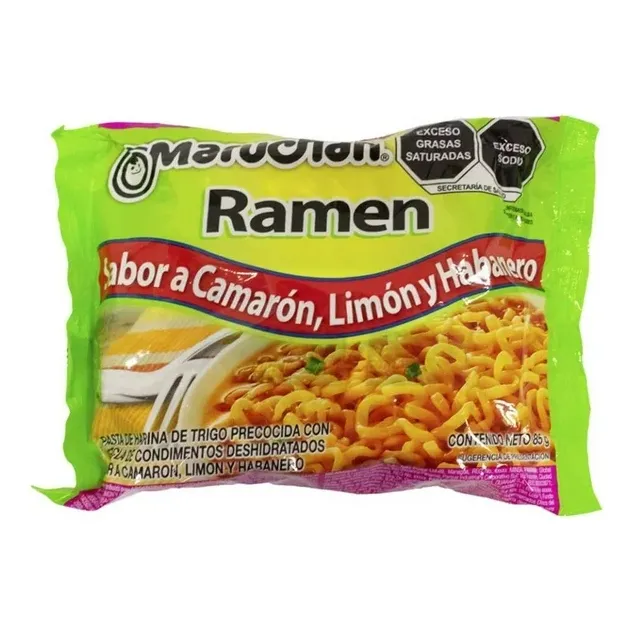 Pack 35 Sopas Ramen Maruchan Camarón Limon Y Habanero
