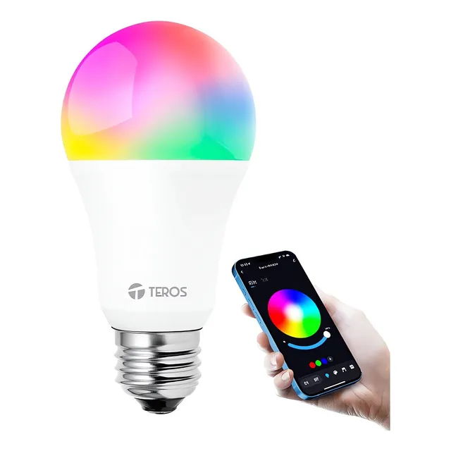 Foco Inteligente Smart Led Rgb Wifi Teros 9w Alexa Y Google