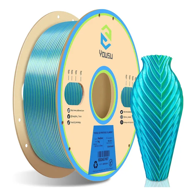 Filamento Yousu Silk Pla Para Impresora 3d De 1,75 Mm