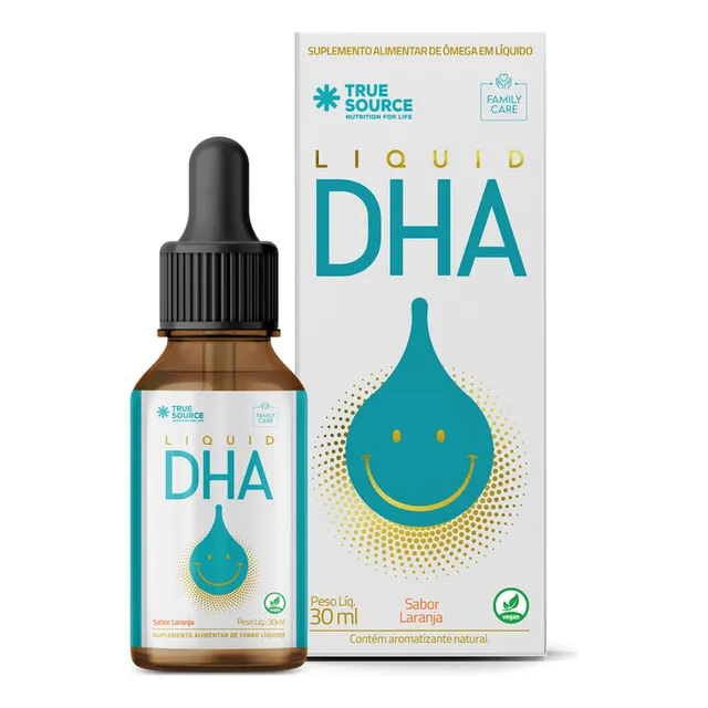 Liquid Dha 30ml True Source Multivamínico  Fonte De Ômega 3
