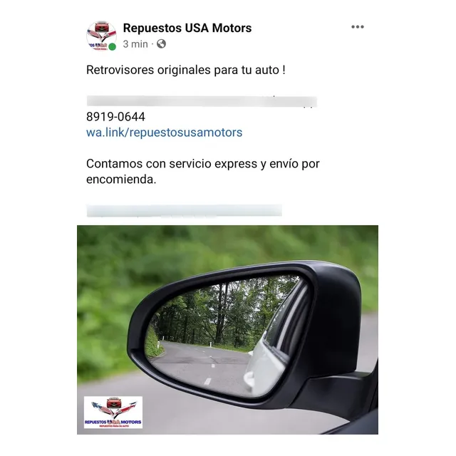 Espejos Retrovisores Originales Para Tu Auto