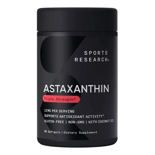Sr Triple Strength Astaxanthin From Microalgae 12mg 60ct Sabor Flavorless
