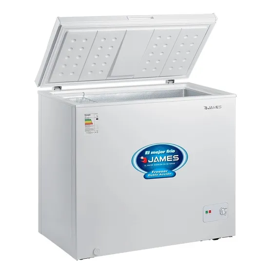 Freezer Heladera James 210 Horizontal Color Blanco 198L