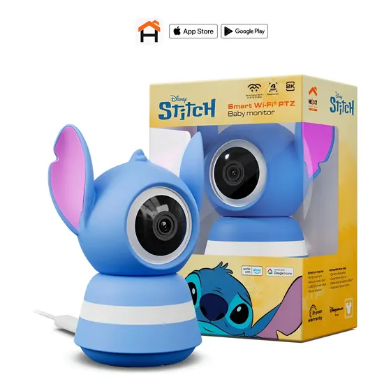 Monitor inteligente para bebé Wi-Fi, PTZ, Edición Stitch, NHC-B200 ST | Cuotas sin interés