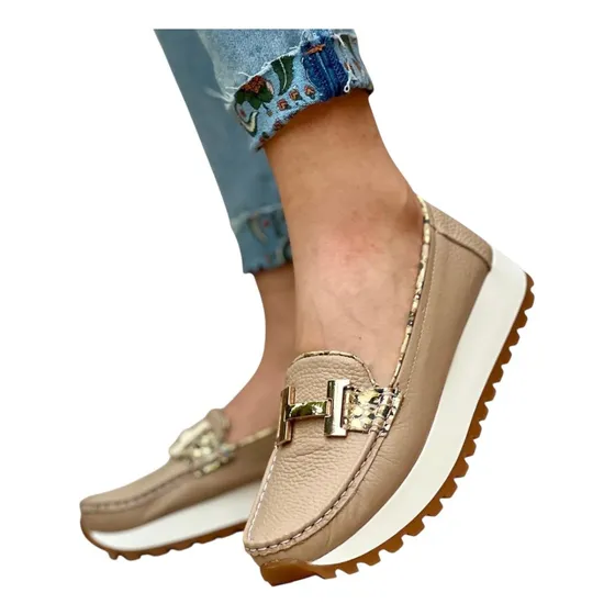 Mocasines Oxford Mujer Cardinale Cuero