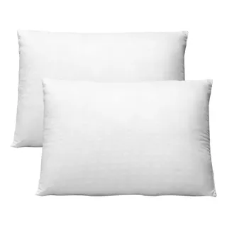 Almohadas 2 Pack Estándar Microfibra Media Blancos Concord Blanco