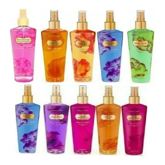 Kit 10 Body Splash Victoria`s Secret 250 ml 