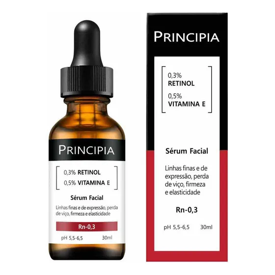 Sérum Principia Retinol 0,3% + Vitamina E - Rn-0,3 Skincare Tipo de pele Todos